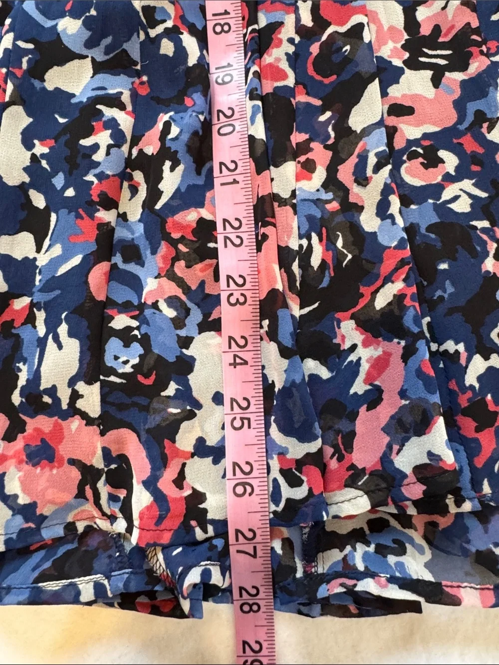 Talbots floral knee